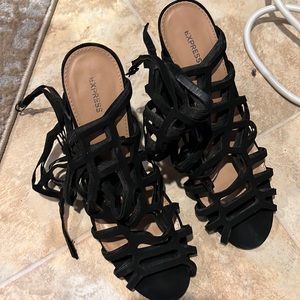 Express open toe heel